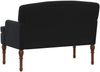 vidaXL Zweisitzer mit Knopfheftung Schwarz 111 x 65 x 79 cm Samt 42041849 Bild 5