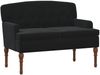 vidaXL Zweisitzer mit Knopfheftung Schwarz 111 x 65 x 79 cm Samt 42041849 Bild 2