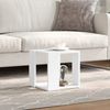 vidaXL Couchtisch Weiß 32x32x30 cm Holzwerkstoff 848143 Bild 3