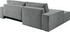 Home affaire Ecksofa SHERWOOD Schlafsofa 267 cm, L-Form, Schlaffunktion mit Bettkasten (210x136 cm), Cord, Vintage, Samtvelours Bild 4