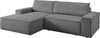 Home affaire Ecksofa SHERWOOD Schlafsofa 267 cm, L-Form, Schlaffunktion mit Bettkasten (210x136 cm), Cord, Vintage, Samtvelours Bild 3