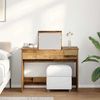vidaXL Kosmetiktisch mit Schubladen Altholz 100 x 45 x 76 cm 871669 Bild 4