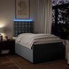 vidaXL Boxspringbett mit Matratze Hellgrau 120x200 cm Stoff 3292769 Bild 5