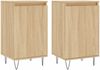 vidaXL Sideboards 2 Stk. Sonoma-Eiche 40x35x70 cm Holzwerkstoff 831059 Bild 2