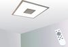 TRANGO LED Panel, 3027 LED Deckenlampe 24 Watt LED Modul - 2400 Lumen *MO* stufenlos dimmbar & Lichtfarbe steuerbar mit Fernbedienung von 3000K-6000K & integrierter RGB Farbwechsel Ambiente Beleuchtung, Deckenleuchte, Wandlampe, Deckenpanel, Wohnzimmer... Bild 2