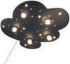 Deckenleuchte mit fluoreszierenden Sternen & Schlummerlicht, WOLKE XXL Bild 5