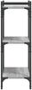 Bücherregal | Standregal 3 Böden Grau Sonoma 60x30x86 cm Holzwerkstoff Bild 5