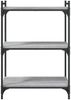 Bücherregal | Standregal 3 Böden Grau Sonoma 60x30x86 cm Holzwerkstoff Bild 4