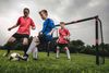 Hudora Fußballtor Pro Tect, 180 x 120 x 60 cm wetterfest Outdoor Tor mit Tornetz, Rot, Schwarz Bild 3