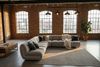 KAWOLA Modulsofa LAYLA Ecksofa 5 Module Velvet taupe 74 x 305 x 305 cm Bild 2