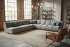 KAWOLA Modulsofa LAYLA Ecksofa 5 Module Velvet taupe 74 x 305 x 305 cm Bild 5