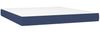 vidaXL Boxspringbett mit Matratze Blau 180x200 cm Stoff 3141799 Bild 5