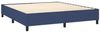 vidaXL Boxspringbett mit Matratze Blau 180x200 cm Stoff 3141799 Bild 4