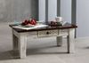 Couchtisch Mango / Akazie 90x60x40 weiß gewachst CASTLE-ANTIK #247 Bild 4