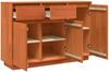 vidaXL Sideboard Wachsbraun 110 x 34 x 75 cm Massives Kiefernholz 869889 Bild 5