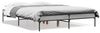 vidaXL Bettgestell Grau Sonoma 135x190 cm Holzwerkstoff und Metall 845044 Bild 2