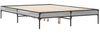 vidaXL Bettgestell Grau Sonoma 135x190 cm Holzwerkstoff und Metall 845044 Bild 3