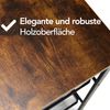 Brixy Schuhregal - Industrie - Holz - Metall - 64x30x52cm - Vintage - Schuhschrank - Braun/Schwarz, blacks, 30 x 64 x 52 cm Bild 2
