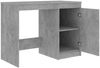 Schreibtisch, Spanplatte Betongrau, 100 × 50 × 76 cm Bild 4