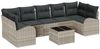 vidaXL Gartensofa-set 8 pcs Hellgrau und Dunkelgrau 289 x 124 x 69 cm 3354631 Bild 2