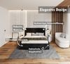 thematys Polsterbett Bett Stauraumbett aus Velours 120x200 140x200 160x200 180x200cm (MADE IN EU - mit hochwertigem Velours Bezug, Bettrahmen, Bett, Optional mit Matratze bestellbar, Mit großem Kopfteil für Komfort - Bettkasten mit Hubrahmen), Metallra... Bild 2