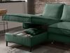 Polsterecke >Rube< Schlaffunktion, Stauraum, Cord moosgrün - 240x92x150cm (BxHxT) Bild 5