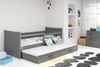 BMS Kinderbett Rico Graphit mit Bettkasten und 2 Matratzen Bild 2