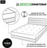 Hometex Premium Textiles Spannbettlaken Premium Boxspringbett Spannbetttuch ideal für Wasserbett und Matratzen, Jersey, Gummizug: Rundumgummizug, Spannbettlaken Premium Qualität 190 g/m², Gekämmte Baumwolle Bild 4