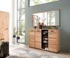 Linea Natura 'GENUA II' XL-Schuhkommode, Massivholz Eiche Artisan wildeiche, 160 x 107 x 41 cm, mit Softclose Bild 5