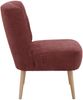 Sessel Kamle Bezug Flachgewebe Buche natur / rot 21645 Bild 4