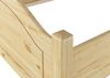 Breites Einzelbett 120x200 Kiefer Massivholz Landhausstil V-60.30-12Rollrost inkl. Bild 4