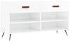 vidaXL Schuhbank Hochglanz-Weiß 102x35x55 cm Holzwerkstoff 829710 Bild 2