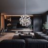 Hängeleuchte, Chrom, H 125 cm, FALLA Bild 2