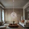 Hängeleuchte, Chrom, H 125 cm, FALLA Bild 5