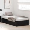 vidaXL Aufbewahrungsbettgestell Schwarz Eichen-Optik 80 x 200 cm 3335334 Bild 4