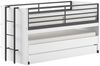 Hochbett Kary 219x98x117 Kinderbett Holzwerkstoff Weiß Bild 4