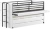 Hochbett Kary 219x98x117 Kinderbett Holzwerkstoff Weiß Bild 2