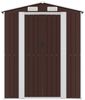vidaXL Geräteschuppen Dunkelbraun 192x689x223 cm Verzinkter Stahl 3147466 Bild 3