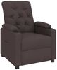 vidaXL Relaxsessel Dunkelbraun Stoff 339107 Bild 2
