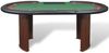 vidaXL Pokertisch für 10 Spieler mit Dealerbereich und Chipablage Grün 80133 Bild 2