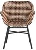 Delphine Dining Sessel (carbon black / coral red) Bild 2
