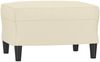 vidaXL 3-Sitzer-Sofa mit Hocker Creme 180 cm Kunstleder 3201123 Bild 5