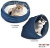 Purpurra Tierbett Höhle und Bett 2-IN-1 für Hund und Katze, Plüsch Bild 3