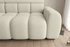 99rooms Alessio Bigsofa Boucle-Stoff ABRIAMO Weiß mit Sitztiefenverstellung Bild 5