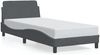 vidaXL Bettgestell "Dover" Dunkelgrau 80x200 cm Samt 373073 Bild 2
