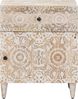 vidaXL Bettkasten mit Schubladen Weiß 50 x 33 x 60 cm Massivholz Mango 4018376 Bild 3