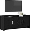 vidaXL TV-Schränk 102 x 33 x 47 cm Schwarze Eiche Holzwerkstoff 8011188 Bild 2