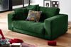 KAWOLA Doppelsessel MADELINE Loveseat Cord smaragd 86 x 127 x 170 cm Bild 2