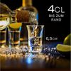 Praknu Schnapsglas 12er Set Schnapsgläser 4 cl - Shotgläser für jede Party - Stamperl, Glas, Spülmaschinenfest - Standfest dank dickem Boden - Pinneken, Pinnchen Bild 3