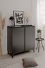 Kommode >Bertrix< in Schiefer dunkel / anthrazit - 88x92x40cm (BxHxT) Bild 2